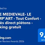 Cite Medievale- Le Remp'art - 3 Confort-au Pied De La Cite- Acces Direct Pietons - Parking Gratuit *