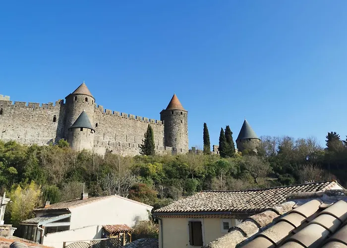 Daire Cite Medievale- Le Remp'art - 3 Confort-au Pied De La Cite- Acces Direct Pietons - Parking Gratuit *