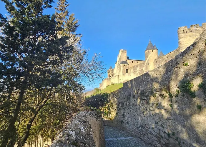 Cite Medievale- Le Remp'art - 3 Confort-au Pied De La Cite- Acces Direct Pietons - Parking Gratuit Daire Carcassonne