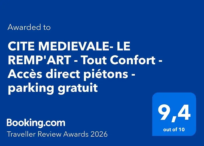 Cite Medievale- Le Remp'art - 3 Confort-au Pied De La Cite- Acces Direct Pietons - Parking Gratuit *